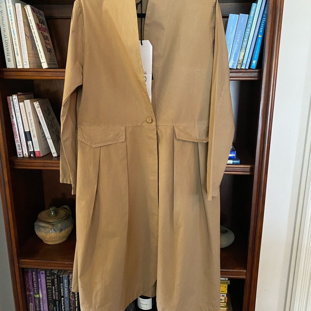 Baci & Amici Tulip Hem Trench/Duster M NEW NEVER WORN